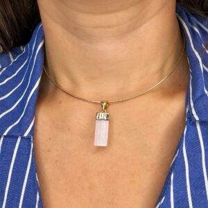 Colar Aro Fino Selenita