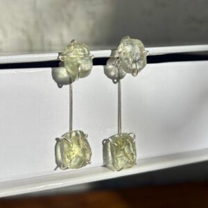 Brinco Duo Prasiolita