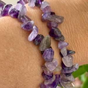 Pulseira Cascalho Ametista