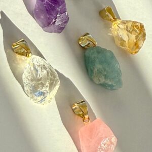 Pingentes Pedras Brutas