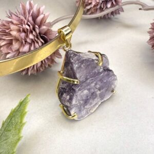 Pingente Garra Lepidolita