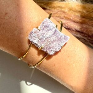 Bracelete Garra Lepidolita