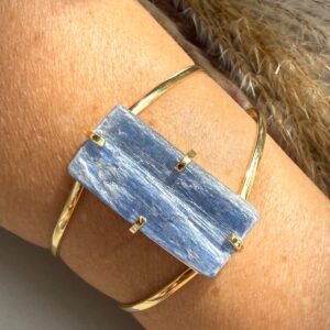 Bracelete Garra Cianita Azul