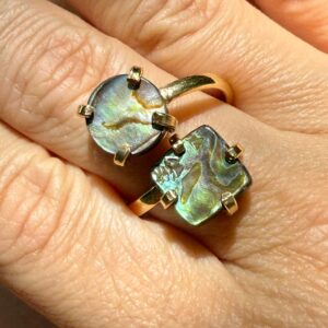 Anel Duo Magia Abalone